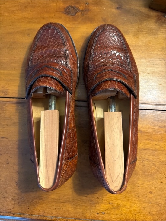 Cole Haan Alligator Loafers 8D